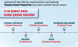 Tekirdağ'da 6 bin 865 sosyal konut için kura çekilecek