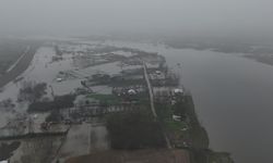 Taşkın riski bulunan Meriç Nehri’nde debi düşüyor