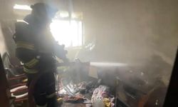 Babaeski'de ev yangını söndürüldü