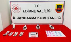 Edirne'de uyuşturucuya jandarma darbesi: Karı-koca suçüstü yakalandı