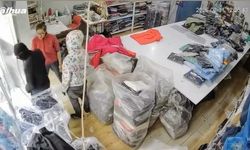 Zorla para isteyen yüzü maskeli şahısları tokatla kovdu