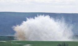 Muratlı çevreyolunda su hattı patladı