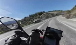 Motosiklette ölüm böyle geldi...