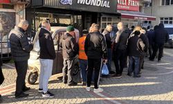 Hayrabolu'da Ramazan'da pide kuyruğu