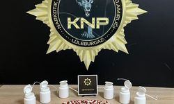 Lüleburgaz'da 335 adet sentetik ecza ele geçirildi: 1 tutuklama