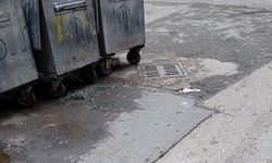 Sokakta Kırık Cam Tehlikesi