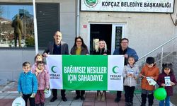 Kofçaz’da Miniklerden Yeşilay Haftası Farkındalığı