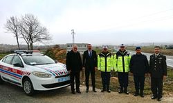 Kaymakam Özderin’den Trafik Jandarmasına Bayram Tebriği