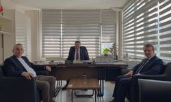 Başkan Yayla, Şube Müdürü Evelek’i Ağırladı