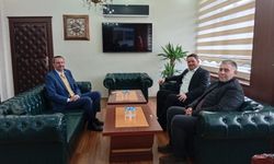 Başkan Talay’dan Kaymakam Özderin’e Ziyaret