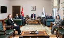 Vali Turan’dan Prof. Dr. Ergüder’i Ağırladı