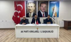 Kırklareli'nde AK Parti İl Yönetimi Toplandı