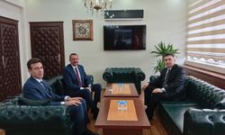 Başkan Aslan’dan Kaymakam Özderin’e Nezaket Ziyareti