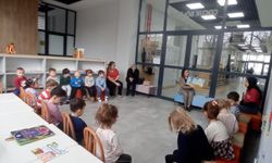 Hayal Kreş Öğrencilerinden Kütüphaneye Ziyaret