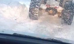 Bingöl’de tipi nedeniyle mahsur kalan araçlar kurtarıldı