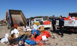 Şanlıurfa'da 5 ton bozuk gıda ele geçirildi