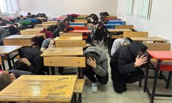 Babaeski'de öğrencilere deprem ve yangın eğitimi