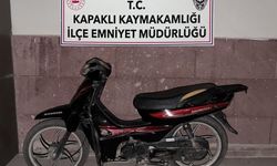 Kapaklı'da çalınan motosiklet bulundu