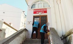 Kırklareli’nde denetimli serbestlik hükümlülerinden cami temizliği