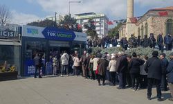 Tekirdağ'da bayram alışverişi kuyruğu: Ucuz ete metrelerce sıra oluştu