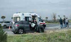 Tekirdağ'da trafik kazası: 2 yaralı