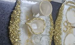 Nişan Tepsileri Süsleniyor