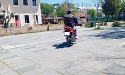 Parklarda Motosikletli Dolaşım Dikkat Çekiyor