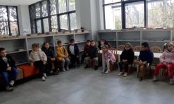 Okul Öncesi Öğrencilerinden Kütüphaneye Ziyaret
