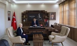 Müdür Teke’den Kaymakam Balaban’a Ziyaret