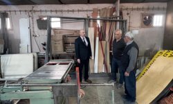 Müdür Altınöz Teknik Atölyede İncelemelerde Bulundu