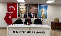 AK Parti Merkez İlçe Yönetimi Toplandı