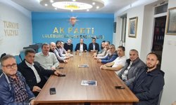 AK Parti Lüleburgaz’da Toplantı Gerçekleştirildi