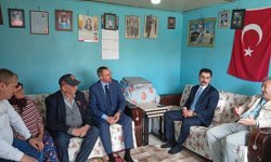 Kaymakam Özderin’den Gazilere Hane Ziyareti