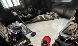 Elektrik kontağından çıkan dairedeki yangın söndürüldü