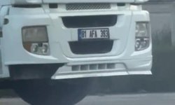 İkiz plakalı tır, vatandaşın dikkati sayesinde yakalandı