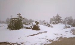 Baharı beklerken kar geldi