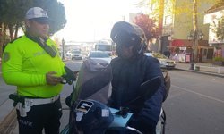 Tekirdağ'da trafik denetimi: 65 araç kontrol edildi