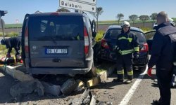 Tekirdağ'da hafif ticari araç ile otomobil çarpıştı: 5 yaralı