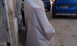 Kırklareli’nde Motosikletler Branda ile Korunuyor