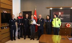 Kaymakam Yıldız’a Polis Haftası Ziyareti