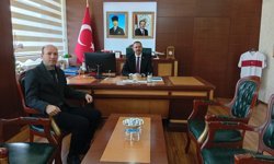 Tapu Müdürü Keser’den Kaymakam Özderin’e Ziyaret