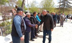 Kaymakam Özderin Ataköy’de Yağmur Duasına Katıldı