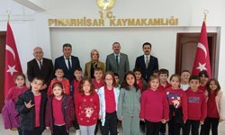 Öğrencilerden Kaymakam Özderin’e Ziyaret