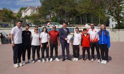 Genç Sporculardan Başkan Talay’a Ziyaret