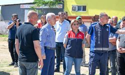 Vali Turan Kurban Kesim Alanında İncelemelerde Bulundu