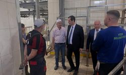 Başkan Özalp Mezbahada İncelemelerde Bulundu