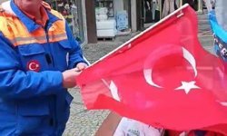 Edirne’de 1 Mayıs sonrası Türk bayraklarının çöpe atılmasına tepki
