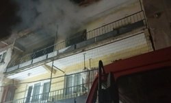Bursa'da korkutan yangın: Daire kullanılamaz hale geldi