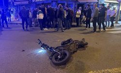 Muratlı’da otomobil motosikletle çarpıştı: 1 yaralı
