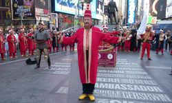 Mehter Takımı New York’un Times Meydanı'nda büyük ilgi gördü